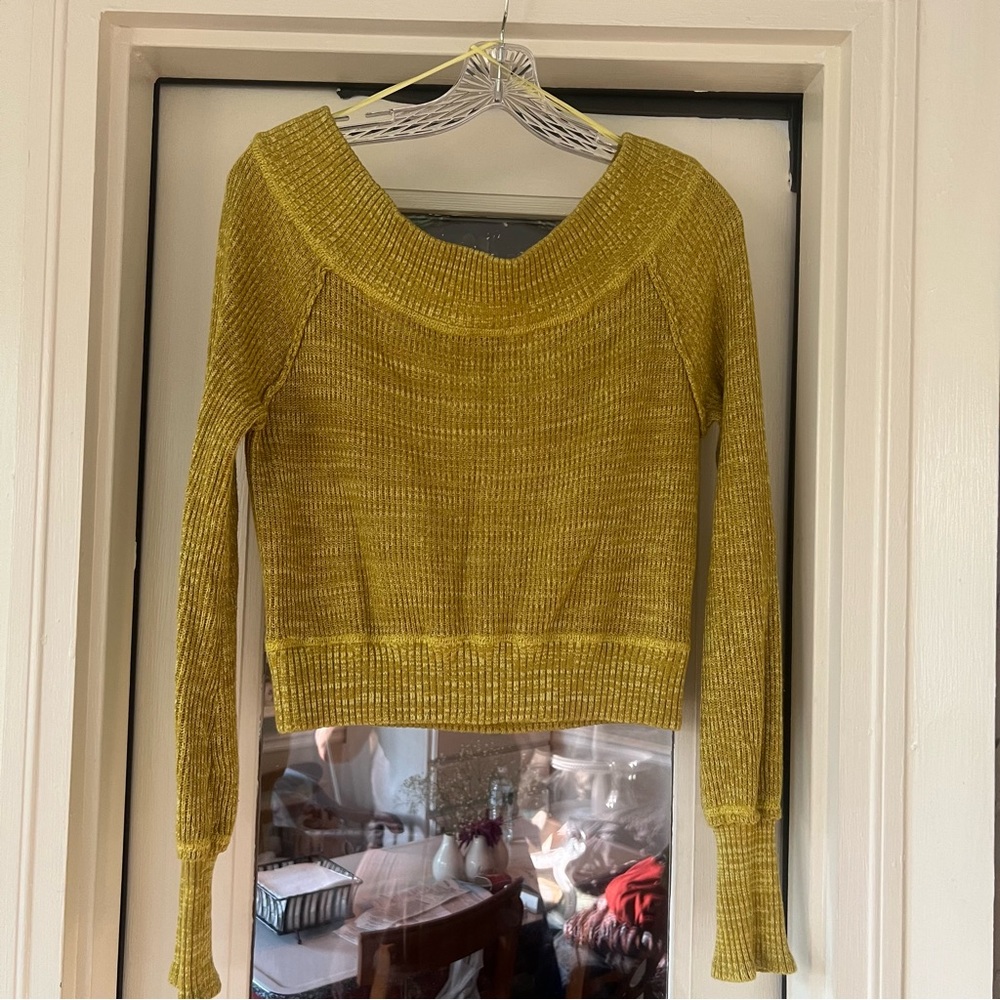 Free People Cropped Sweater - Picture 2 of 9